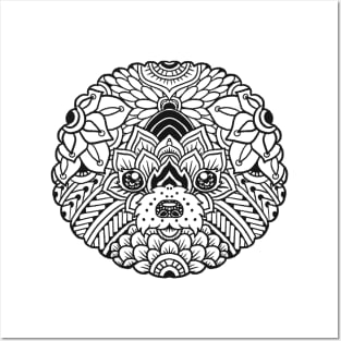 Bichon Frise Mandala Posters and Art